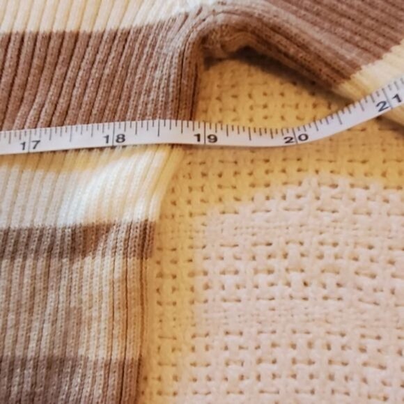Croft & Barrow Turtleneck Striped Long Sleeve Sz XL Sweater‎ - Picture 6 of 7